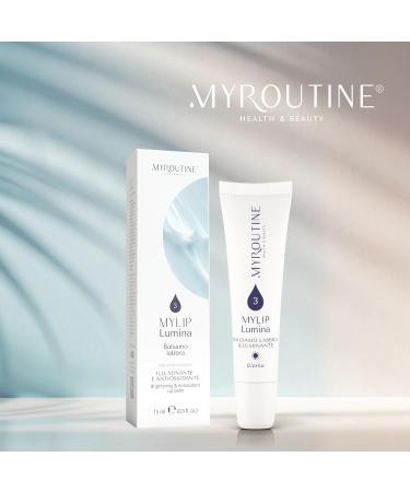  MyRoutine Health & Beauty MyLip Lumina - Lip Balm with Light Effect and Deep Hydration with Vitamin C Sweet Almond Oil and Shea Butter for Soft Lips and a Bright Smile - By Maurizia Furno - Buy Online on GoSupps.com