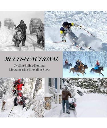 Muryobao Men's Winter Beanie Visor Hat | Warm Knitted Brim Cap for Outdoor Sports in Black - Buy Online on GoSupps.com