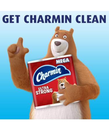 Charmin Ultra Strong Toilet Paper 24 Mega Rolls Bathroom Tissue 96 Regular Rolls - Buy Online on GoSupps.com
