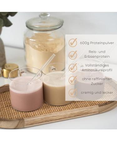 Heyhale Vegan Protein Chocolate 600g | 100% Plastic-Free | Plant-Based Pea & Rice Protein | Vegan Protein Powder - Buy Online on GoSupps.com