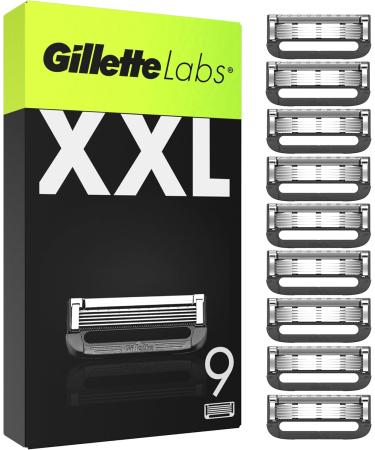 Gillette Labs with Peeling Bar - 9 Refill Packs for Men | Premium Shaving Solution - Buy Online on GoSupps.com