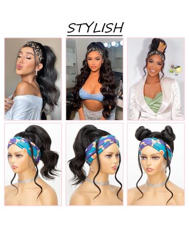 FAERYLE 22'' Wavy Synthetic Headband Wig for Black Women - Natural Color, Long & Stylish - Buy Online on GoSupps.com