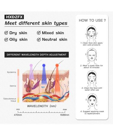 7 LED Skin Care Mask for Face and Neck - Gold | Light Therapy Facial Rejuvenation - Buy Online on GoSupps.com