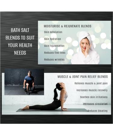 Black Sand Labs Premium Bath Salts for Men - Muscle and Joint Pain Relief Blend with Dead Sea Hawaiian Black Lava & Epsom Salts - Luxury Lemon Eucalyptus Bath Salts - Buy Online on GoSupps.com