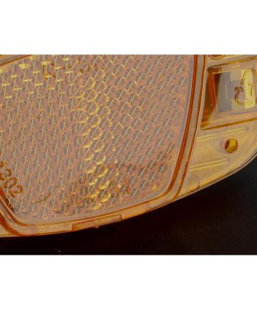 Fischer Unisex Bike Reflector 85400 Orange Yellow - One Size EU | Reflective Bicycle Accessory - Buy Online on GoSupps.com
