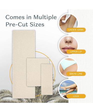 SugaringLA Muslin Cotton Sugaring Strips - Body & Facial Hair Remover - Reusable (15 Pieces) - Buy Online on GoSupps.com