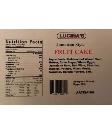 Authentic Jamaican Fruit Cake - 64 Ounce | Delicious and Moist Recipe - Buy Online on GoSupps.com