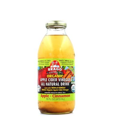 Bragg Apple Cider Vinegar Drink Apple & Cinnamon 16oz (Pack of 6) - Buy Online on GoSupps.com