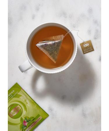 Lipton Exclusive Selection Th Vert Sencha Saveur Poire & P tales de Rose Sans Amertume Label Rainforest Alliance 25 Sachets Pyramides 25 Unit (Lot de 1) Sencha - Buy Online on GoSupps.com