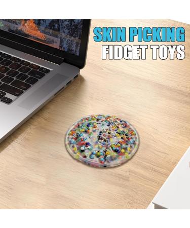 Skin-Picking Fidget Toys | Picky Pad Sensory Solutions for Dermatillomania & Trichotillomania | Silicone Stress Relief Fiddle Toys for Kids (8.9cm) - Buy Online on GoSupps.com