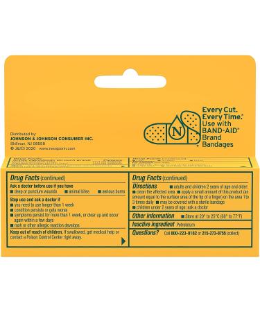 Neosporin Dual Action Burn Relief Ointment (.5 oz) | Infection Protection & Burn Pain Relief with Bacitracin Zinc, Neomycin & Pramoxine HCl - Buy Online on GoSupps.com