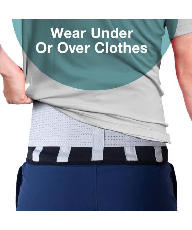 Adjustable Back Support Belt for Women and Men - Stabilizing Lumbar Spine Brace - Prevent Lower Back Pain - Large Size L (32-40 Inches) - Buy Online on GoSupps.com
