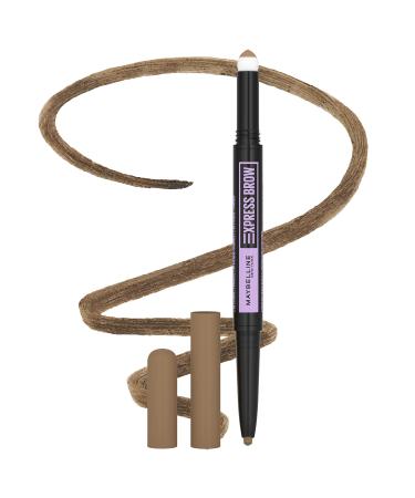 Maybelline Express Brow 2-In-1 Pencil and Powder Eyebrow Makeup, Blonde, 1 Count 250 BLONDE - Buy Online on GoSupps.com