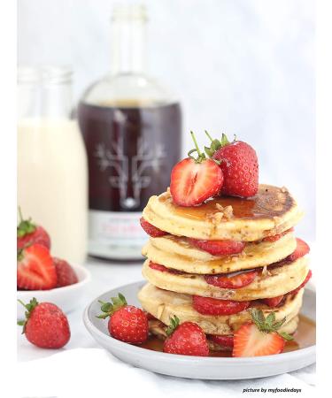 Escuminac Maple Syrup - Extra Rare Amber, Organic Gourmet Gift, 16.9 fl oz - Grade A from Quebec, Canada - Buy Online on GoSupps.com