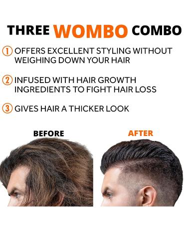 Thickening Pomade with Hair Growth Ingredients - Matte Medium Hold - Easy to Wash Out - All Day Hold for All Hairstyles - Buy Online on GoSupps.com