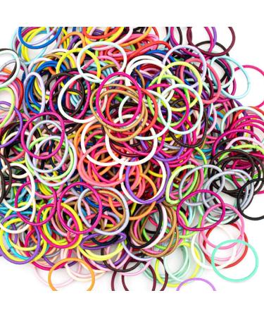 200Pcs Small Elastic Baby Hair Ties for Girls - Toddler Ponytail Holders in Color A | Kids Hair Accessories - Buy Online on GoSupps.com