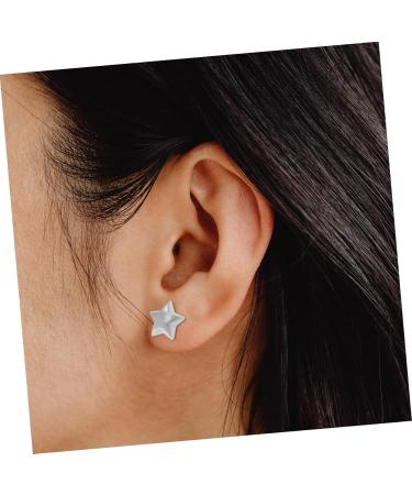 Operitacx 100pcs Material Plastic Hair Girl Charms Materials Accessories Diy Headwear Making Pin Handmade 2X2X0.2CM White - Buy Online on GoSupps.com