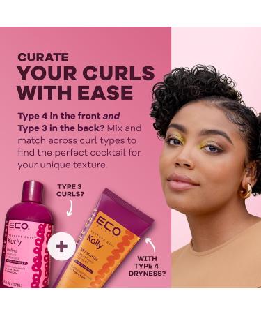 Eco Style Kurly Define Shaping Cream Gel - Sulfate-Free Medium Hold for Type 3 Curly Hair - 8 oz - Buy Online on GoSupps.com