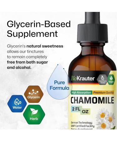 BIO KRAUTER Chamomile Tincture 2 Fl. Oz. & Ashwagandha 90 Gummies - Buy Online on GoSupps.com