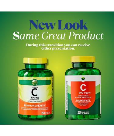 KP+ Vitamin C 500 mg with Rose HIPS | Immune & Antioxidant Support | 250 Tablets | Supports Collagen Skin & Bone Health | Dietary Supplement | Non-GMO | Gluten Free | Pack of 1 - Buy Online on GoSupps.com