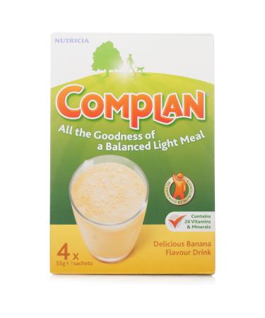 Complan Banana Flavored Sachets 4 x 57 g