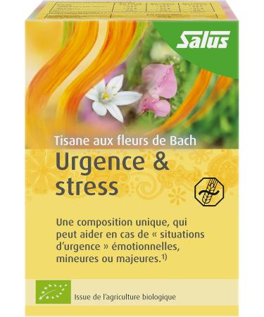 Salus Tisane Urgence & Stress aux Fleurs de Bach AB - Base de M lisse de Lavande et d' lixirs Floraux - Relaxation D tente - 15 Sachets (Lot de 2) - Buy Online on GoSupps.com