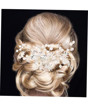Didiseaon Bridal Comb Wedding Hair Accessories for Brides Flower Girl Hair Accessory Bridal Accessories Prom Hair Accessories Crystal Hair Accessories Manual Alloy Hair Comb - Buy Online on GoSupps.com