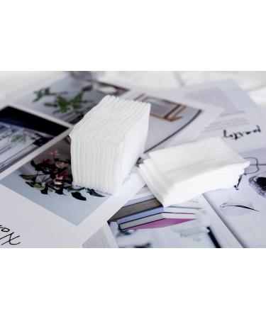 Mirea Cotton Squares Natural Cotton Pads Makeup Face Cleansing Pads Soft Hypoallergenic and Lint free Cotton Wipes 1000pcs - Buy Online on GoSupps.com