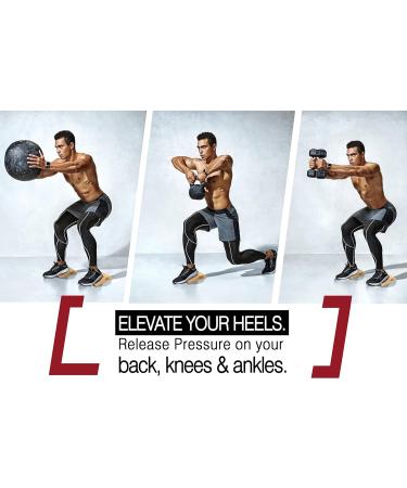 Squat Hero Cork Wedge Block - Non-Slip Sloping Board for ATG Training | Patent Registered Ideal for Knees Over Toes - 2 Pack - Buy Online on GoSupps.com