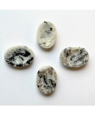 Rainbow Moonstone Healing Crystal Thumb Worry Stone - Intuition, Harmony & Stress Relief Gift - Buy Online on GoSupps.com