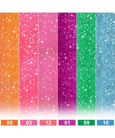 NXJ INFILILA Neon Gel Nail Polish 6 Colors 10ml Glitter Gel Nail Polish Set Holographic Sparkle Pink Blue Green Gel Nail Polish Set Popular Nail Art DIY Salon Home Manicure Gifts - Buy Online on GoSupps.com