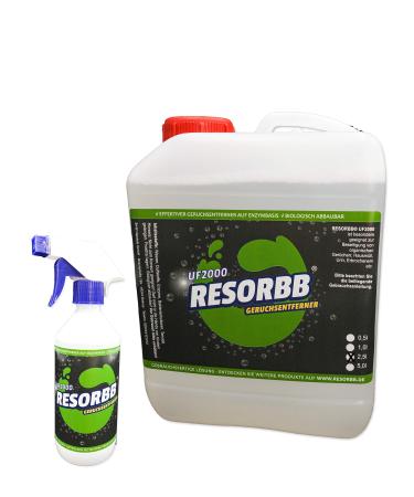 RESORBB UF2000 odor remover 2.5l. + 0.5l. spray bottle