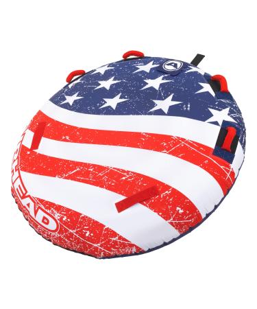 Sportsstuff Stars & Stripes | Towable Tube for Boating with 1-4 Rider Options 1 Rider (Round)