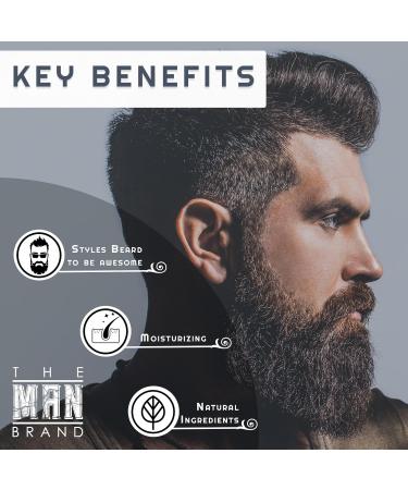 Bay Rum Beard Balm with Shea Butter & Beeswax | 1 oz Leave-in Conditioner for Men - Perfect Styling Balm  - Buy Online on GoSupps.com