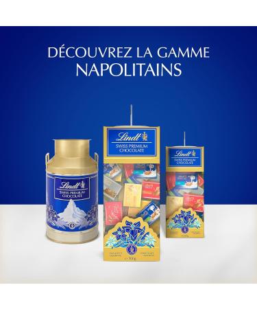 Lindt - Pot Napolitains SWISS PREMIUM CHOCOLATE - Assortiment de Minis Chocolats au Lait 350g 350 g - Buy Online on GoSupps.com