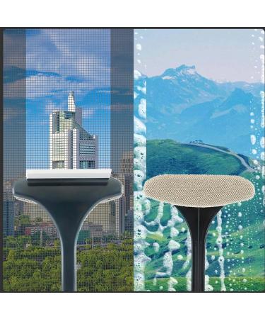 Window Screen Cleaning Brush Double Sided Window Screen Dust Removal Glass Cleaning Tool Glass Wiper Cleaning Tools Screen Brush (B) - Buy Online on GoSupps.com