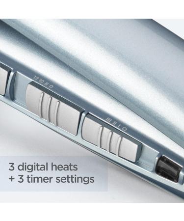 BaByliss Hydro Fusion Anti Frizz Curl Secret Automatic Hair Curler & Waver - Blue - Buy Online on GoSupps.com