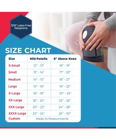 Patellar Stabilizing Knee Brace | Criss-Cross Straps for Patella Instability & Kneecap Injuries | Unisex Support | X-LARGE Made in the USA - Buy Online on GoSupps.com