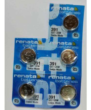 Buy Renata 391 Silver Oxide Watch Battery (5 Pack) - Premium Quality Long-Lasting Power - Fast International Shipping - Buy Online on GoSupps.com