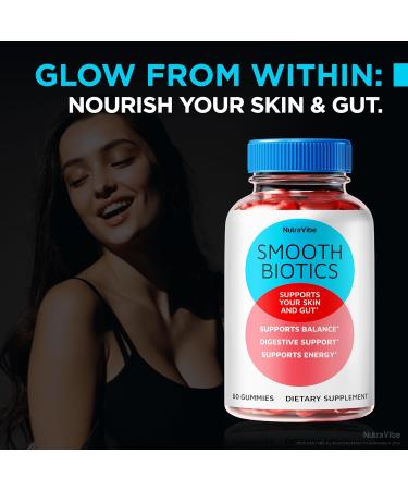 NutraVibe (2 Pack) Smooth BlOTICS Gummies Official SMOOTHBlOTICS Gummy for Women All-Natural Formula to Support Overall Health Fitness & Well-Being Premium Gomitas Review (120 Gummies) - Buy Online on GoSupps.com