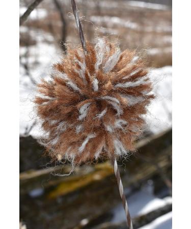 Standing Wolf Alpaca Wool Bow String Silencers - Traditional Style | Noise Dampeners for Archery | One Pair - Buy Online on GoSupps.com