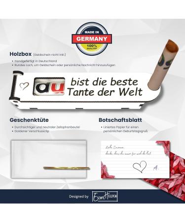 Personalized DUPLO Chocolate Bar Gift Box for the Best Aunt in the World | Unique International Shipping - Buy Online on GoSupps.com