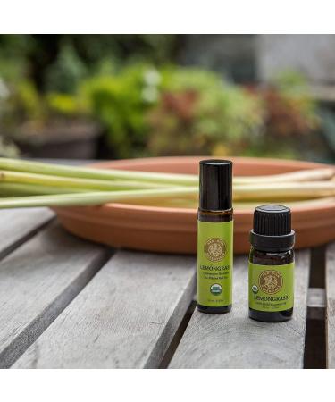 Organic Lemongrass Essential Oil (2 Pack) - 100% Pure USDA Certified Aromatherapy for Pain Relief, Skin Health, Circulation - 10 ml (2pk) - Buy Online on GoSupps.com