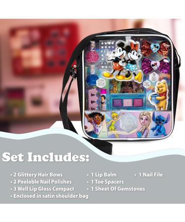Disney 100 Shoulder Bag Makeup Set for Kids | Complete Makeup Kit with Lip Balm Nail Polish & Hair Bows | Ideal for Ages 3+ by Townley Girl - International Shipping Available - Buy Online on GoSupps.com