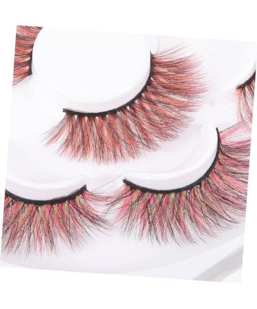 Beavorty 4 Pairs 3d false lashes make up 3d curly makeup fake eyelashes natural Miss Fake eyelashes European and American 3d fake eyelashes eyelashes 3d fake lashes fluffy slim soft - Buy Online on GoSupps.com
