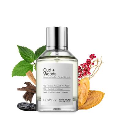 LOVERY Oud Woods Perfume Inspired by T. F.ord Oud Wood Long Lasting Perfume for Women & Men Vegan Clean Fragrane Ingredients 100ml Perfumes for Birthday Gifts for Women Men USA Clean Oud Woods - Buy Online on GoSupps.com