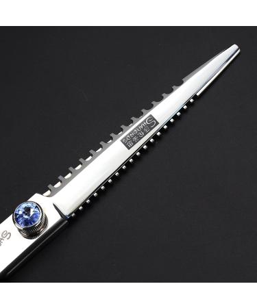 Barber Scissors Hairdressing Design Scissors Japan 440c Steel 7 inch Cutting Scissors + thinning Scissors Silver (Cutting Scissors) - Buy Online on GoSupps.com