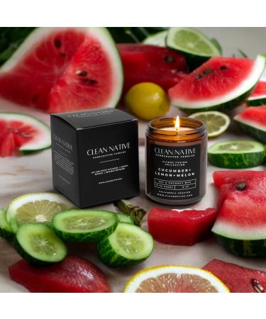Buy Refreshing Cucumber Water Melon & Lemon Soy & Coconut Wax Candles | Premium International Shipping - Buy Online on GoSupps.com
