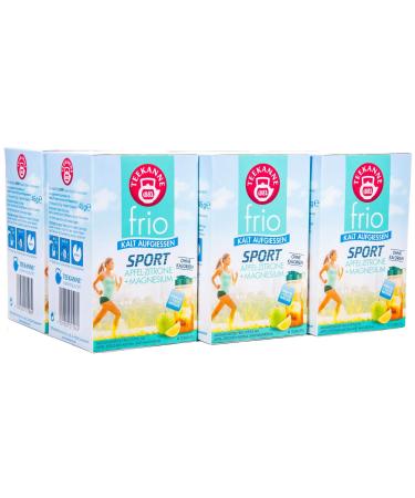 Teekanne frio Sport Apple-Lemon-Magnesium pack of 6 (6 x 18 tea bags) 6 x 45 g 18 pieces (pack of 6)