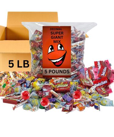 Generic Assorted Candy Filler 5 lbs Individually Wrapped Sweets for Parties and Kids